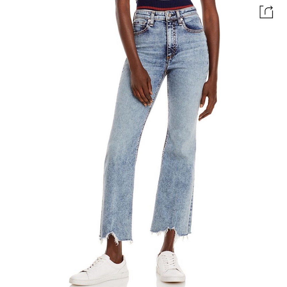 Nina high rise ankle jeans